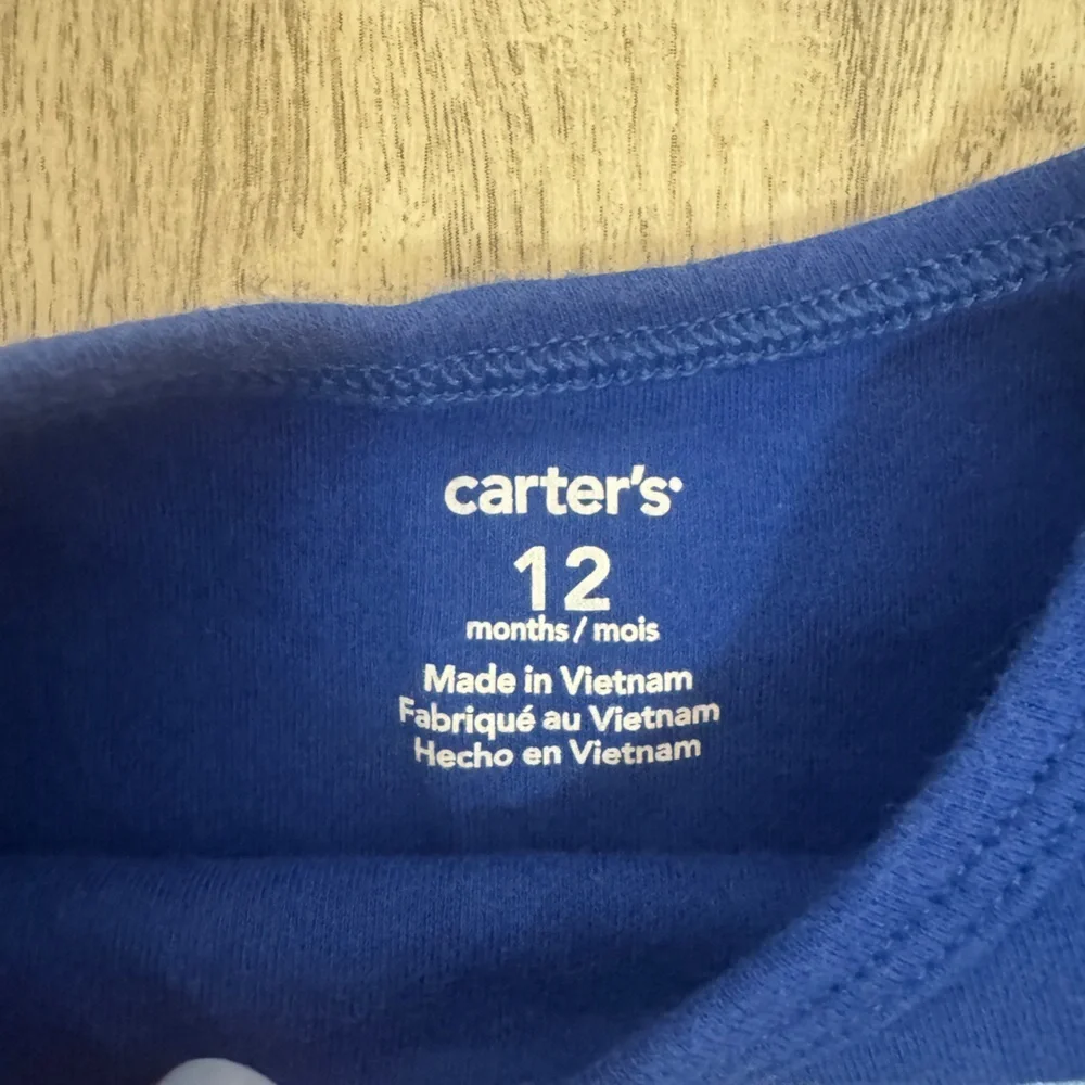 Carter's Blue My Uncle is my Superhero Onesie